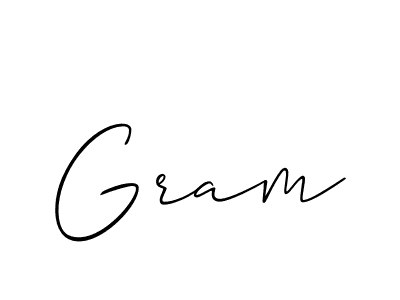 Once you've used our free online signature maker to create your best signature Allison_Script style, it's time to enjoy all of the benefits that Gram name signing documents. Gram signature style 2 images and pictures png
