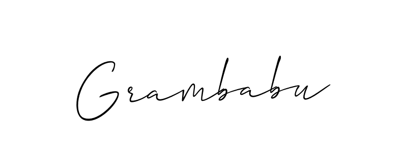 Check out images of Autograph of Grambabu name. Actor Grambabu Signature Style. Allison_Script is a professional sign style online. Grambabu signature style 2 images and pictures png