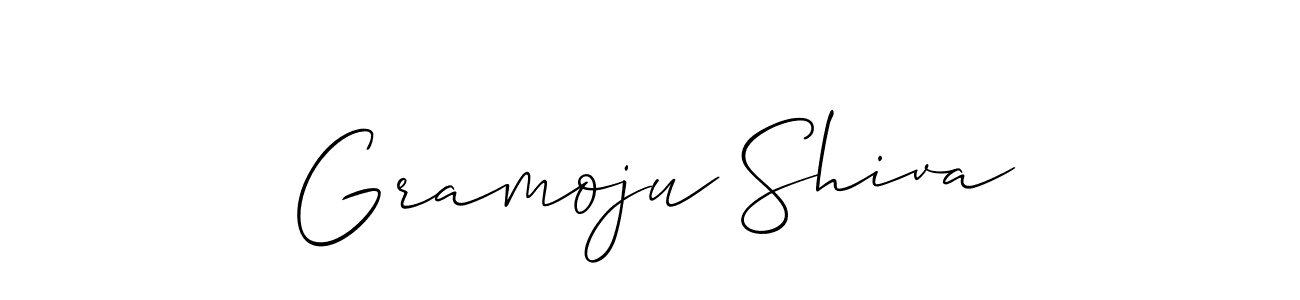 Make a beautiful signature design for name Gramoju Shiva. Use this online signature maker to create a handwritten signature for free. Gramoju Shiva signature style 2 images and pictures png