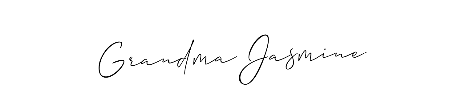 This is the best signature style for the Grandma Jasmine name. Also you like these signature font (Allison_Script). Mix name signature. Grandma Jasmine signature style 2 images and pictures png