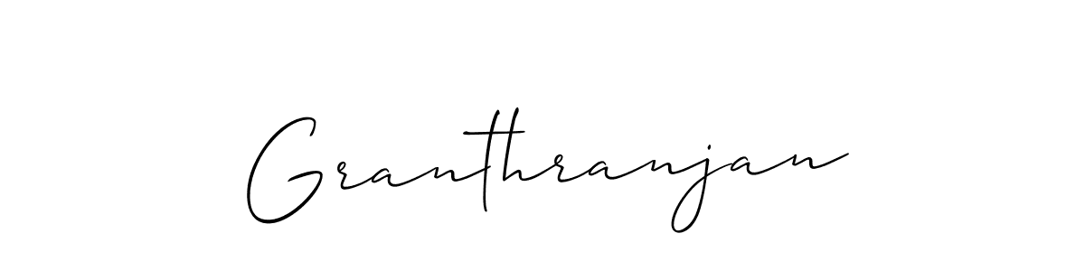 You can use this online signature creator to create a handwritten signature for the name Granthranjan. This is the best online autograph maker. Granthranjan signature style 2 images and pictures png