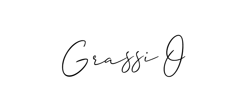 Best and Professional Signature Style for Grassi O. Allison_Script Best Signature Style Collection. Grassi O signature style 2 images and pictures png
