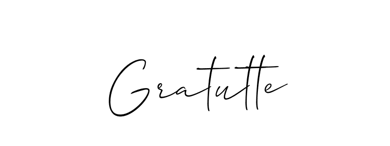 Best and Professional Signature Style for Gratutte. Allison_Script Best Signature Style Collection. Gratutte signature style 2 images and pictures png
