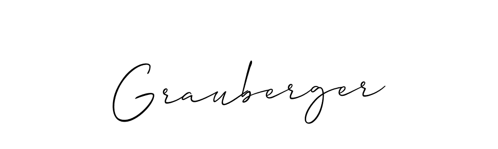 Also You can easily find your signature by using the search form. We will create Grauberger name handwritten signature images for you free of cost using Allison_Script sign style. Grauberger signature style 2 images and pictures png