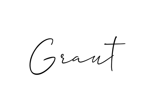 Graut stylish signature style. Best Handwritten Sign (Allison_Script) for my name. Handwritten Signature Collection Ideas for my name Graut. Graut signature style 2 images and pictures png