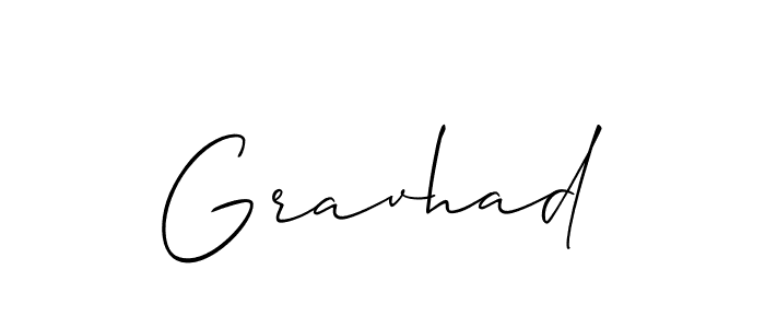 It looks lik you need a new signature style for name Gravhad. Design unique handwritten (Allison_Script) signature with our free signature maker in just a few clicks. Gravhad signature style 2 images and pictures png