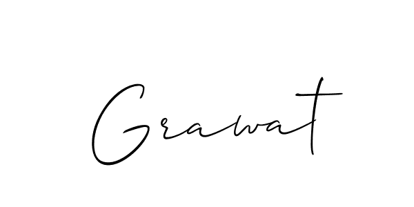 Best and Professional Signature Style for Grawat. Allison_Script Best Signature Style Collection. Grawat signature style 2 images and pictures png