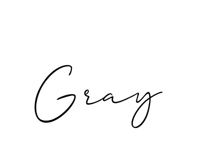 Make a beautiful signature design for name Gray. With this signature (Allison_Script) style, you can create a handwritten signature for free. Gray signature style 2 images and pictures png