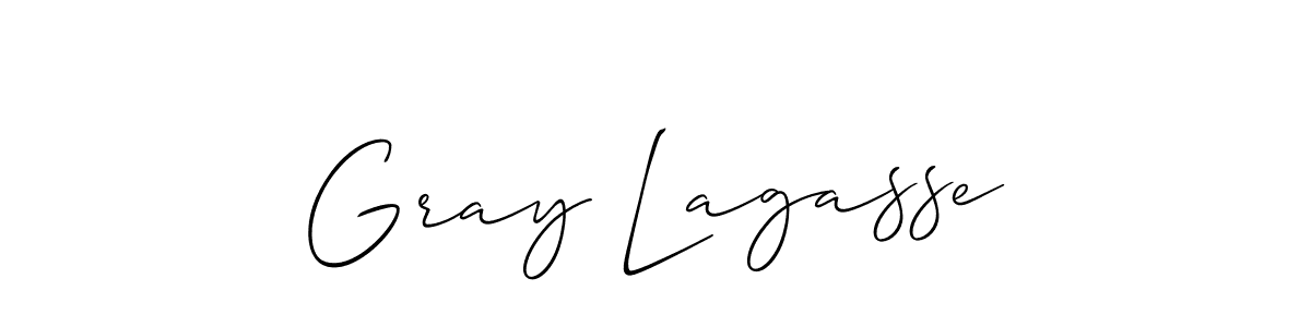 It looks lik you need a new signature style for name Gray Lagasse. Design unique handwritten (Allison_Script) signature with our free signature maker in just a few clicks. Gray Lagasse signature style 2 images and pictures png