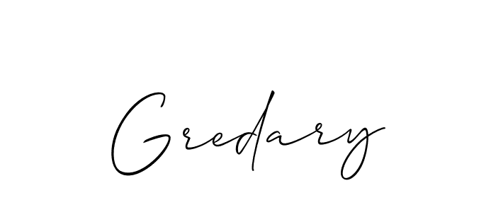 Best and Professional Signature Style for Gredary. Allison_Script Best Signature Style Collection. Gredary signature style 2 images and pictures png