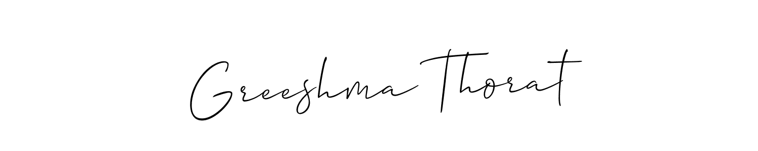 Once you've used our free online signature maker to create your best signature Allison_Script style, it's time to enjoy all of the benefits that Greeshma Thorat name signing documents. Greeshma Thorat signature style 2 images and pictures png