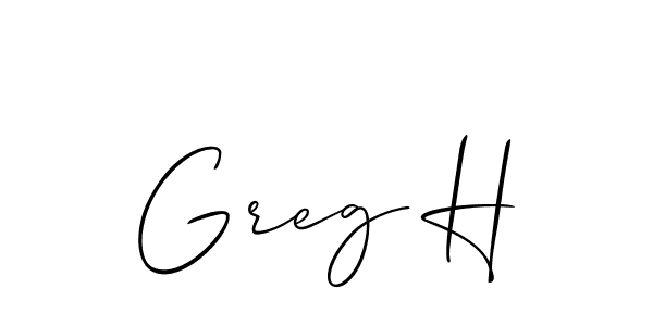 You can use this online signature creator to create a handwritten signature for the name Greg H. This is the best online autograph maker. Greg H signature style 2 images and pictures png