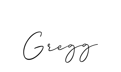 You should practise on your own different ways (Allison_Script) to write your name (Gregg) in signature. don't let someone else do it for you. Gregg signature style 2 images and pictures png