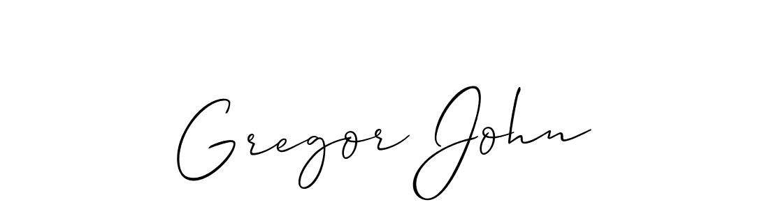 How to Draw Gregor John signature style? Allison_Script is a latest design signature styles for name Gregor John. Gregor John signature style 2 images and pictures png