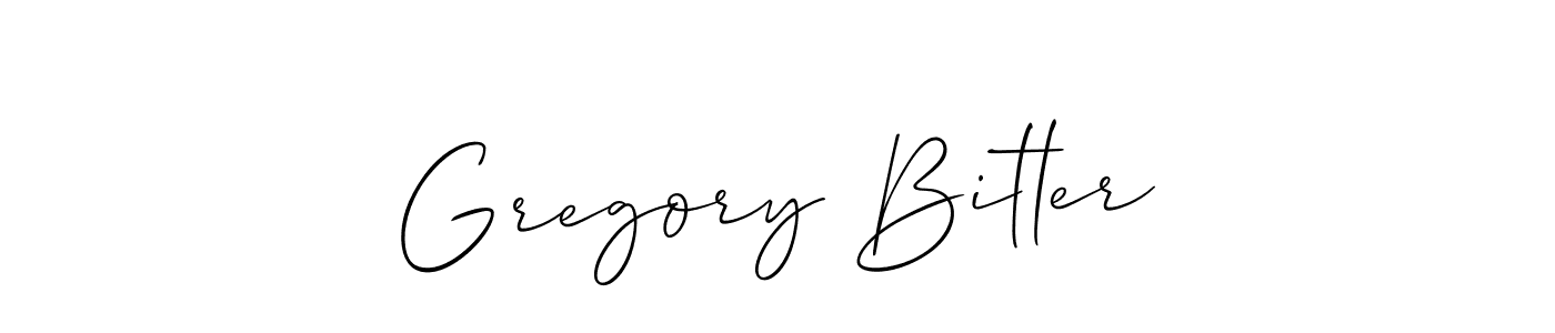 How to Draw Gregory Bitler signature style? Allison_Script is a latest design signature styles for name Gregory Bitler. Gregory Bitler signature style 2 images and pictures png