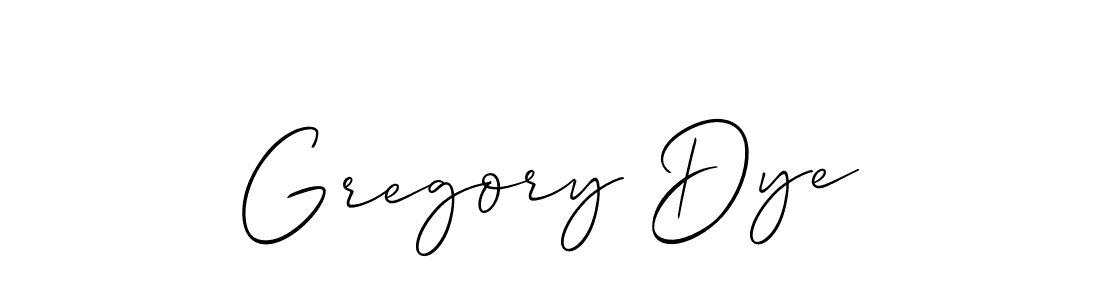 Make a beautiful signature design for name Gregory Dye. Use this online signature maker to create a handwritten signature for free. Gregory Dye signature style 2 images and pictures png