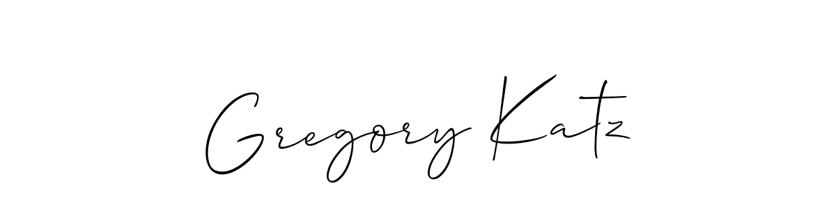 Make a beautiful signature design for name Gregory Katz. Use this online signature maker to create a handwritten signature for free. Gregory Katz signature style 2 images and pictures png