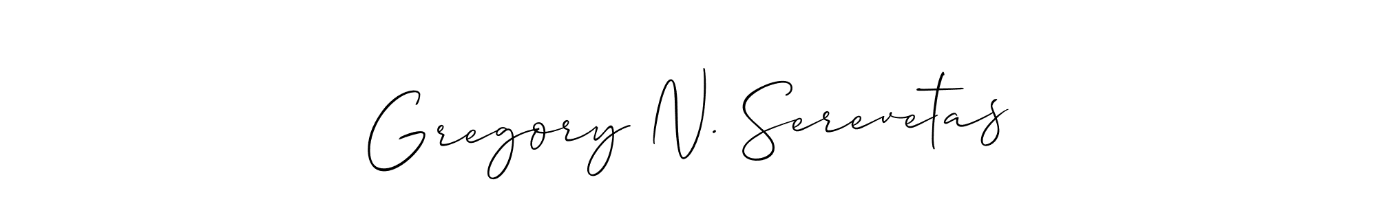 Once you've used our free online signature maker to create your best signature Allison_Script style, it's time to enjoy all of the benefits that Gregory N. Serevetas name signing documents. Gregory N. Serevetas signature style 2 images and pictures png