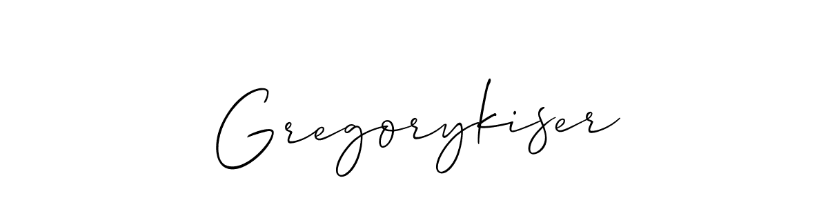 How to Draw Gregorykiser signature style? Allison_Script is a latest design signature styles for name Gregorykiser. Gregorykiser signature style 2 images and pictures png