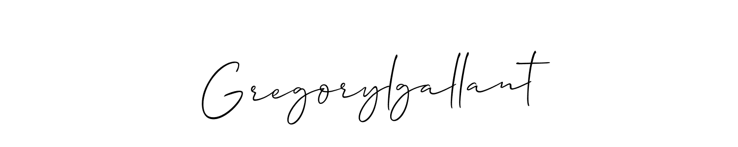 Make a beautiful signature design for name Gregorylgallant. Use this online signature maker to create a handwritten signature for free. Gregorylgallant signature style 2 images and pictures png