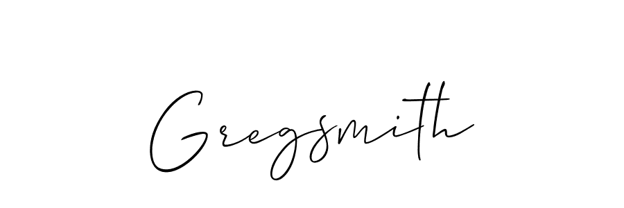 How to Draw Gregsmith signature style? Allison_Script is a latest design signature styles for name Gregsmith. Gregsmith signature style 2 images and pictures png