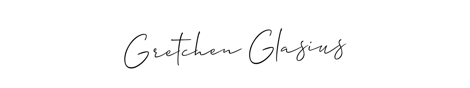 Once you've used our free online signature maker to create your best signature Allison_Script style, it's time to enjoy all of the benefits that Gretchen Glasius name signing documents. Gretchen Glasius signature style 2 images and pictures png
