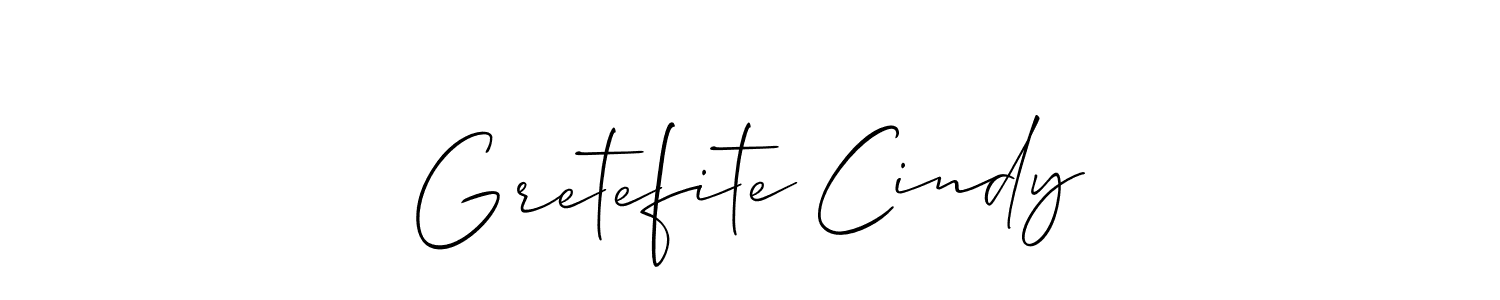 This is the best signature style for the Gretefite Cindy name. Also you like these signature font (Allison_Script). Mix name signature. Gretefite Cindy signature style 2 images and pictures png