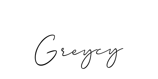 How to make Greycy name signature. Use Allison_Script style for creating short signs online. This is the latest handwritten sign. Greycy signature style 2 images and pictures png