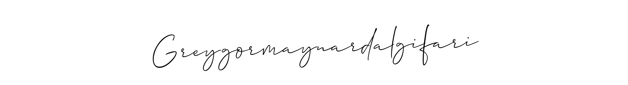 Similarly Allison_Script is the best handwritten signature design. Signature creator online .You can use it as an online autograph creator for name Greygormaynardalgifari. Greygormaynardalgifari signature style 2 images and pictures png