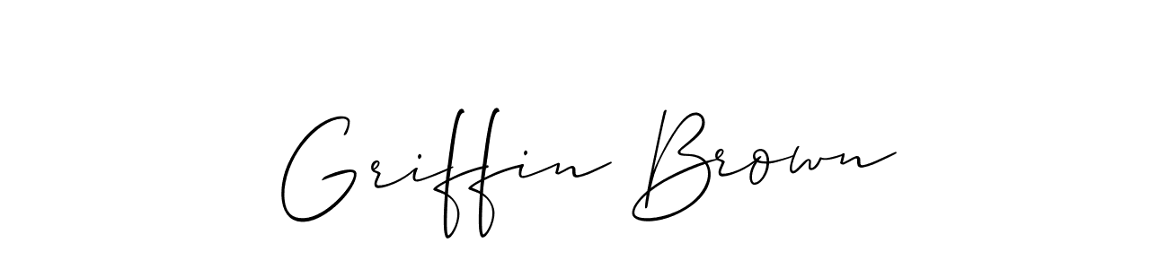 Also we have Griffin Brown name is the best signature style. Create professional handwritten signature collection using Allison_Script autograph style. Griffin Brown signature style 2 images and pictures png