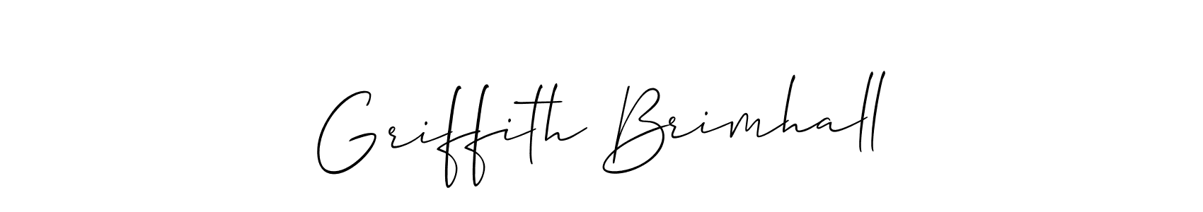 Also You can easily find your signature by using the search form. We will create Griffith Brimhall name handwritten signature images for you free of cost using Allison_Script sign style. Griffith Brimhall signature style 2 images and pictures png