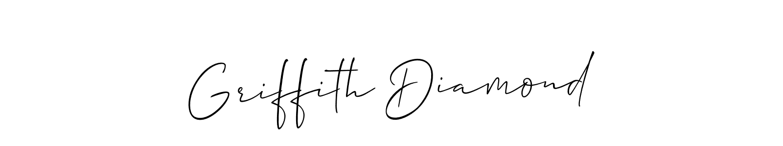 Best and Professional Signature Style for Griffith Diamond. Allison_Script Best Signature Style Collection. Griffith Diamond signature style 2 images and pictures png