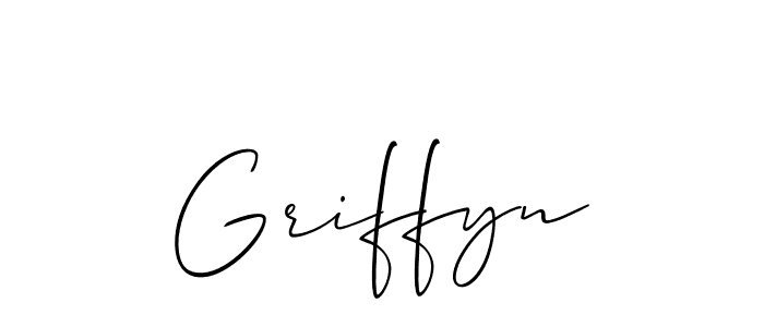 Best and Professional Signature Style for Griffyn. Allison_Script Best Signature Style Collection. Griffyn signature style 2 images and pictures png