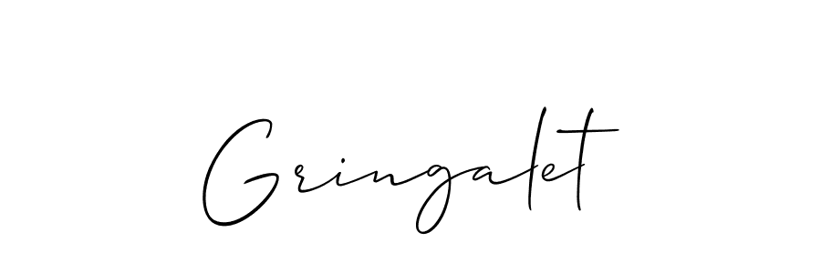 Also we have Gringalet name is the best signature style. Create professional handwritten signature collection using Allison_Script autograph style. Gringalet signature style 2 images and pictures png