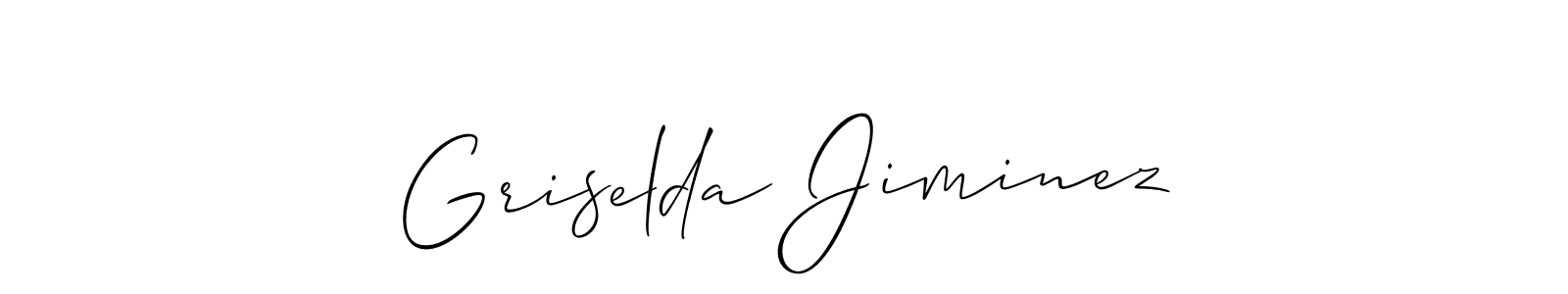 How to Draw Griselda Jiminez signature style? Allison_Script is a latest design signature styles for name Griselda Jiminez. Griselda Jiminez signature style 2 images and pictures png