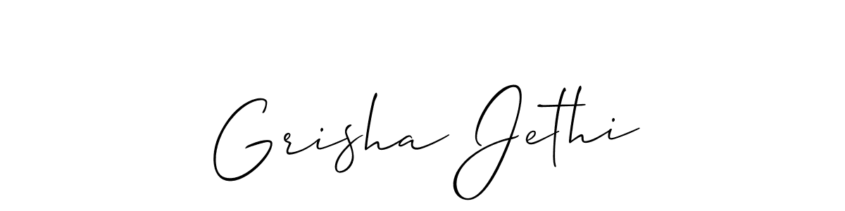 Here are the top 10 professional signature styles for the name Grisha Jethi. These are the best autograph styles you can use for your name. Grisha Jethi signature style 2 images and pictures png