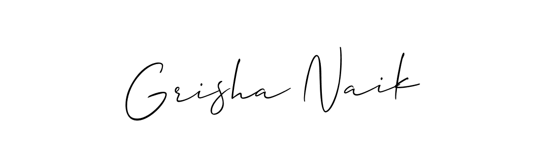 Check out images of Autograph of Grisha Naik name. Actor Grisha Naik Signature Style. Allison_Script is a professional sign style online. Grisha Naik signature style 2 images and pictures png