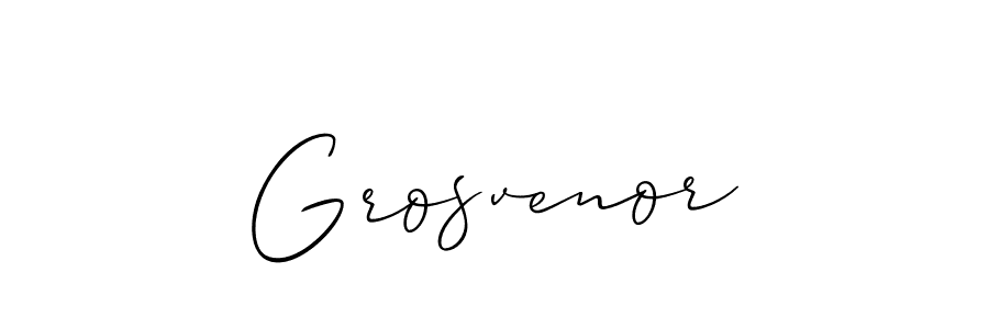 Design your own signature with our free online signature maker. With this signature software, you can create a handwritten (Allison_Script) signature for name Grosvenor. Grosvenor signature style 2 images and pictures png