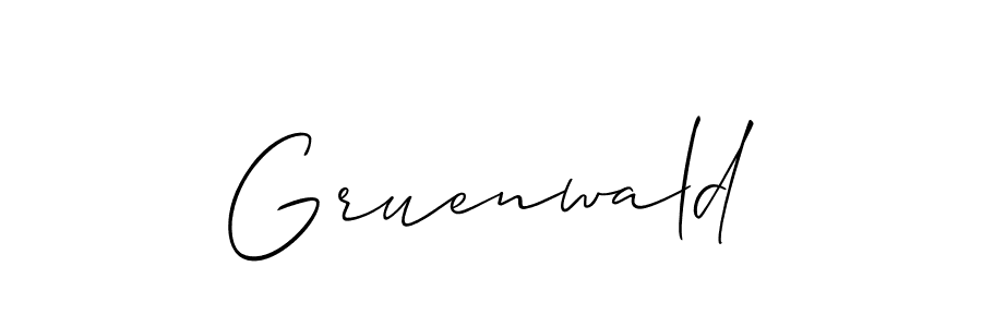 Also You can easily find your signature by using the search form. We will create Gruenwald name handwritten signature images for you free of cost using Allison_Script sign style. Gruenwald signature style 2 images and pictures png