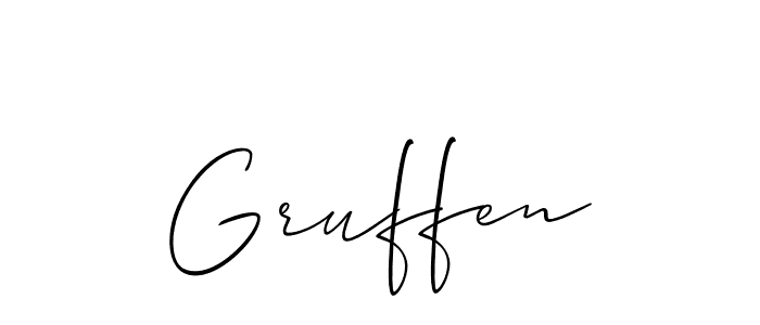 This is the best signature style for the Gruffen name. Also you like these signature font (Allison_Script). Mix name signature. Gruffen signature style 2 images and pictures png