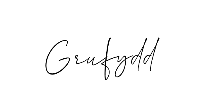 The best way (Allison_Script) to make a short signature is to pick only two or three words in your name. The name Grufydd include a total of six letters. For converting this name. Grufydd signature style 2 images and pictures png