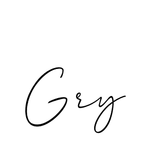 You should practise on your own different ways (Allison_Script) to write your name (Gry) in signature. don't let someone else do it for you. Gry signature style 2 images and pictures png