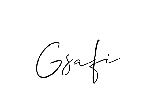 This is the best signature style for the Gsafi name. Also you like these signature font (Allison_Script). Mix name signature. Gsafi signature style 2 images and pictures png