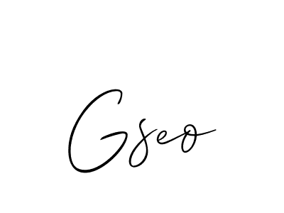 Also we have Gseo name is the best signature style. Create professional handwritten signature collection using Allison_Script autograph style. Gseo signature style 2 images and pictures png