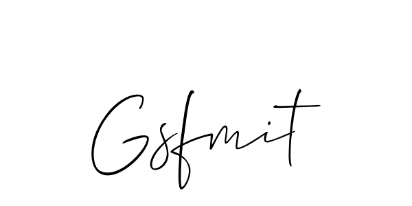 Make a short Gsfmit signature style. Manage your documents anywhere anytime using Allison_Script. Create and add eSignatures, submit forms, share and send files easily. Gsfmit signature style 2 images and pictures png