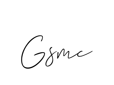 Gsmc stylish signature style. Best Handwritten Sign (Allison_Script) for my name. Handwritten Signature Collection Ideas for my name Gsmc. Gsmc signature style 2 images and pictures png