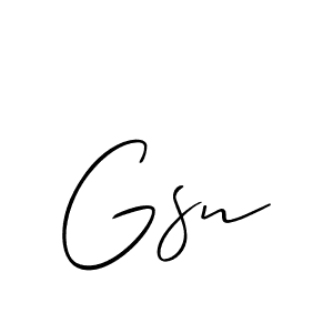 Similarly Allison_Script is the best handwritten signature design. Signature creator online .You can use it as an online autograph creator for name Gsn. Gsn signature style 2 images and pictures png