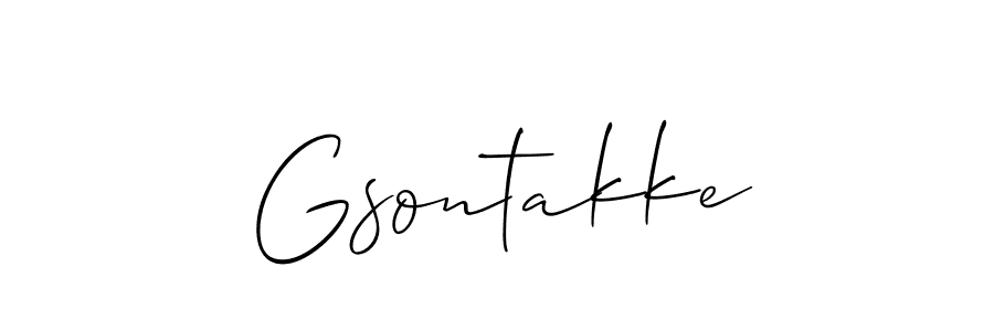 How to Draw Gsontakke signature style? Allison_Script is a latest design signature styles for name Gsontakke. Gsontakke signature style 2 images and pictures png