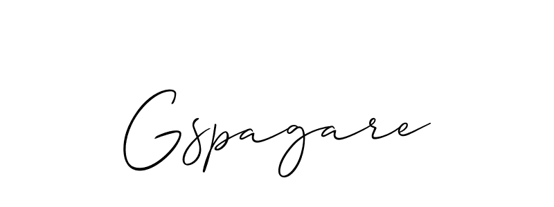 Make a beautiful signature design for name Gspagare. Use this online signature maker to create a handwritten signature for free. Gspagare signature style 2 images and pictures png