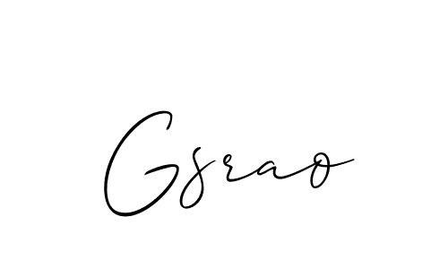 Similarly Allison_Script is the best handwritten signature design. Signature creator online .You can use it as an online autograph creator for name Gsrao. Gsrao signature style 2 images and pictures png